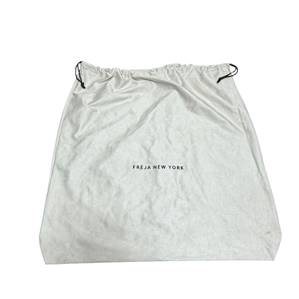 Freja‎ New York Large Light Grey Microfiber Handbag Dust Bag Drawstring 18"x17"